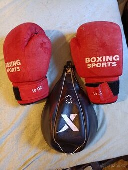 Prodám boxovací hrušku nová+rukavice