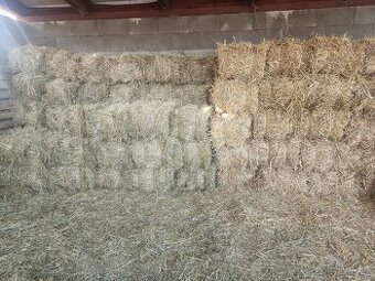 Seno malé hranaté balíky