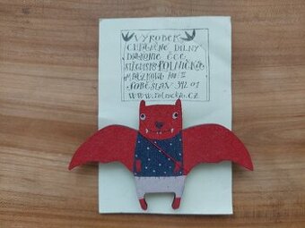 Nový magnet Netopýr - magnetka na ledničku - SLEVA