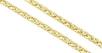 TOP-Zlatý řetízek PLNÝ 14k Žluté plné zlato 585/1000