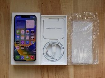 APPLE iPhone 13 mini 128GB Pink - ZÁRUKA - TOP STAV-100%bat