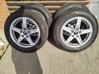 Alu kola 16´´ + téměř nové pneu 205/60/r16