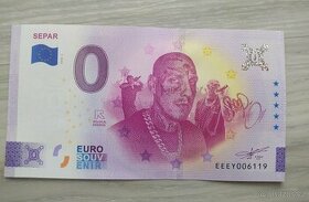 Separ 0 EURO bankovka 2024
