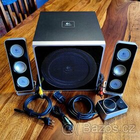 Logitech Z4 2.1 Sound System, 2x Speakers, 1x Subwoofer