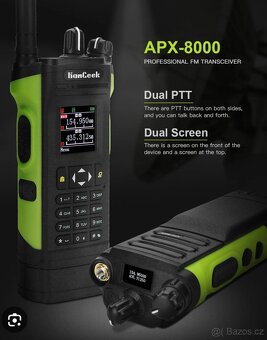 VYSÍLAČKA - HAMGEEK- APX - 8000, VHF, UHF,
