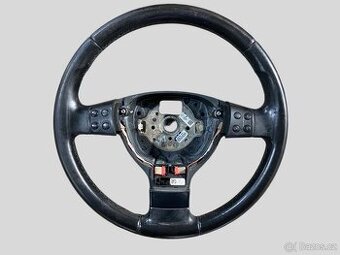 Multifunkční kožený volant VW Passat B6 3C tříramenný