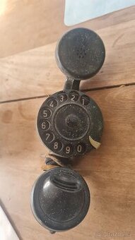 Spojařský telefon, bakelitový