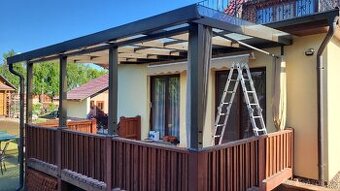 Hliníková pergola demontovana. - 1