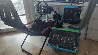 Logitech G920 Driving Force + Shifter + Playseat Challenge