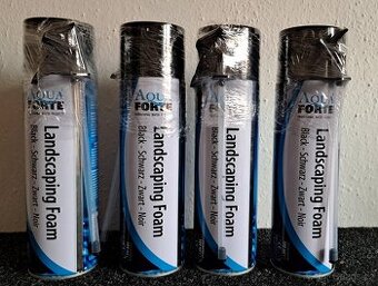 Černá montážní pěna AquaForte 500ml Jezírka/Vodní prvky