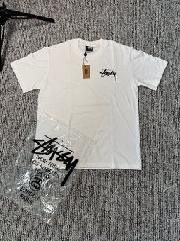 tricko stussy dice tee ruzove