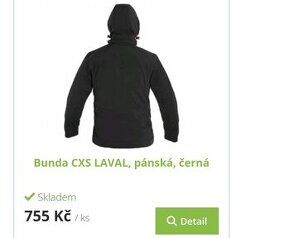 Pracovní softshellová bunda vel.xxl