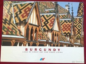 3 plakáty Burgundy Beaune atd. 50x80 cm - 1