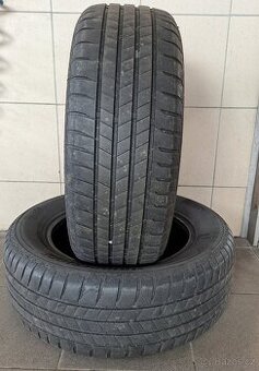 2x letní pneu Bridgestone 215/60 r16, r.v. 2023