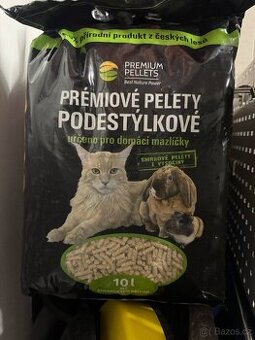 Prémiové pelety podestýlkové 10l