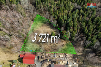 Prodej pozemku k bydlení, 3721 m², Zubří