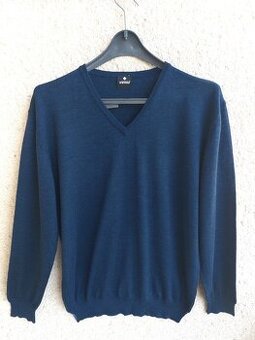Pánský svetr - merino hedvábí - Andrea Fenzi - vel. 56 - XL - 1