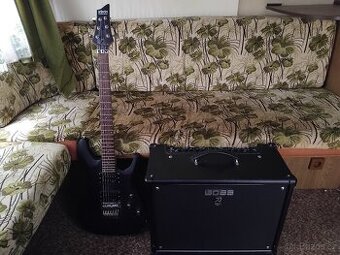 Boss Katana 100 Gen 3 + kytara Schecter + příslušenství