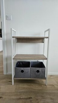 Regál 3 police + úložné boxy - 1