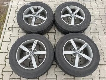 4x al kola 5x114.3 16 + pneu zimní 215/65 R16C