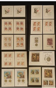 Známky Československo – PRAGA 1978, blok 20 aršíků 

