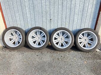 Koncernová alu kola VW 7x17" ET-49, pneu Bridgestone 225/45