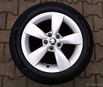 Alu kola originál Škoda Fabia III, Rapid 5x100 R15 Carme