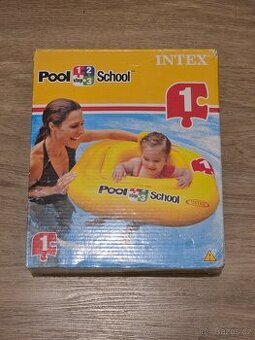Dětský nafukovací kruh Intex Pool school - step 1