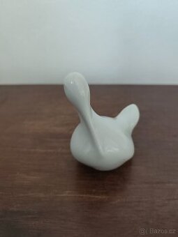 Royal dux vták brusel porcelánová soška