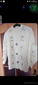 Svetr ke krku a rolák vínová barva .vel 48