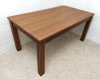 Sleva - Nový jídelní stůl ořech 100x160 cm