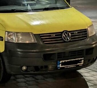 Předek T5 - nárazník, kapota, světla, chladičová stěna,