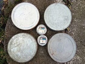 Staré, plechové krabičky Agfa