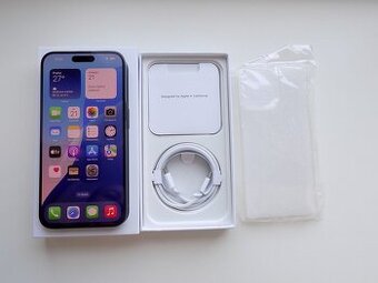 APPLE iPhone 15 Pro MAX 512GB Černý Titan - ZÁRUKA -TOP STAV
