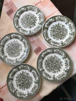 5 keramických dezertních talířů