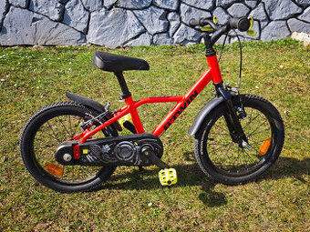 Dětské kolo – Btwin Kids – 16" 900 Racing červené
