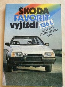 Kniha ČSSR ŠKODA FAVORIT VYJIZDI -