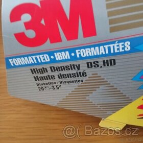 Nepoužité diskety 3M - 3,5"