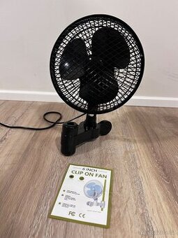 Malý ventilátor s klipem 6” – stolní ventilátor