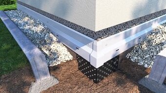 24m - ZOFITHERM LNF Ukončovací AL lišta pro nopové fólie