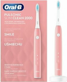 Zubní kartáček Oral-B Pulsonic Slim Clean 2000 Rose Quartz