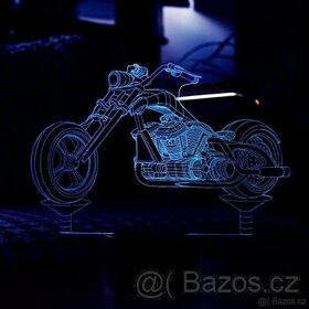 Dětská noční lampa - motocykl
