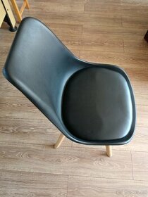 6x Jídelní židle černá