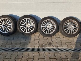 215/55r17 zimní vzorek  m+s  7.2 mm alu kola 5x11, ET 37