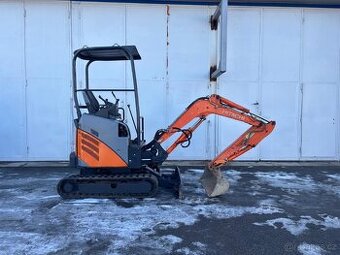 Pásové rypadlo značky Hitachi ZX17U-2, hmotnost 1.86 t