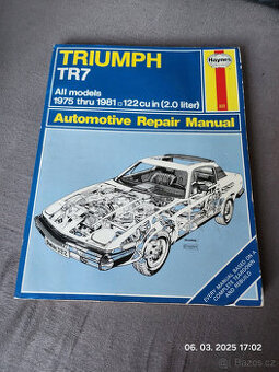 TRIUMPH TR7 a cabrio HAYNES servisní manuál, anglicky