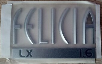 ORIGINÁLNÍ NÁPIS ŠKODA FELICIA LX 1.6