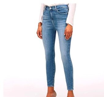 7 For All Mankind v.26 džíny High waist skinny - 1