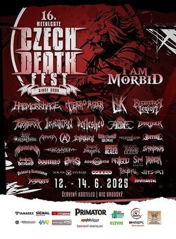 MetalGate Czech Death Fest 12.-14.6.2025... 2 vstupenky - 1