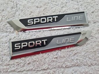 Napis SPORTLINE na blatník ŠKODA